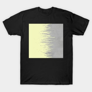 Concrete Fringe Yellow on Side T-Shirt